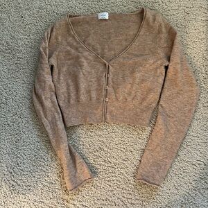 Aritzia crop cardigan